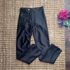Michi Disco Pants In Black Vintage Size 2 (7-8)